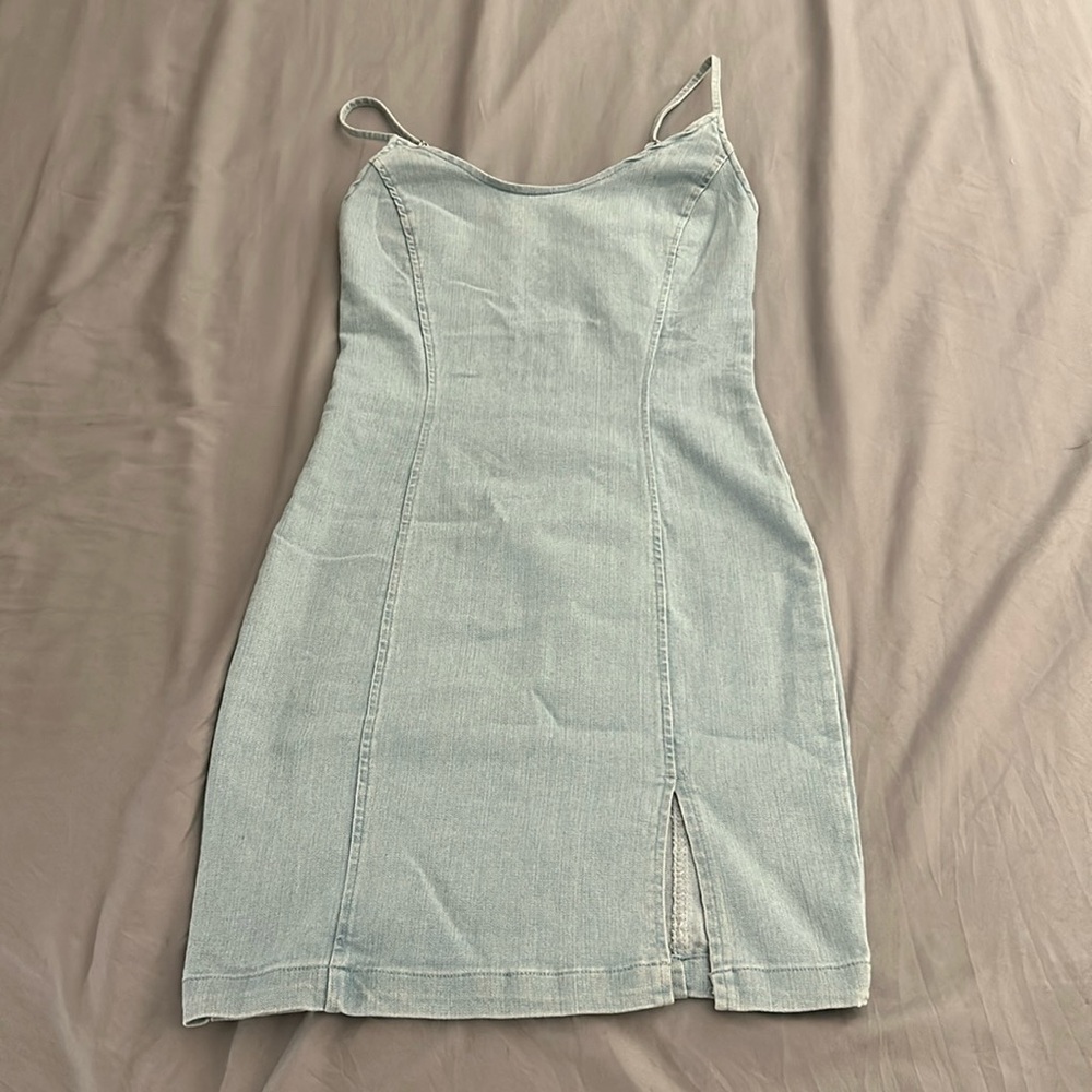 Mini Denim Dress